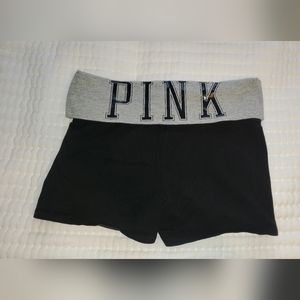 Womens VS Pink Shorts